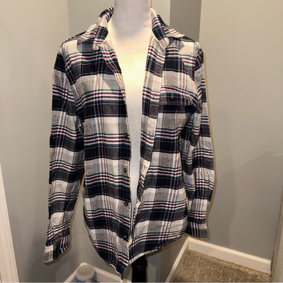Aeropostale Flannel with Elbow Patches Size M - Picture 1 of 8